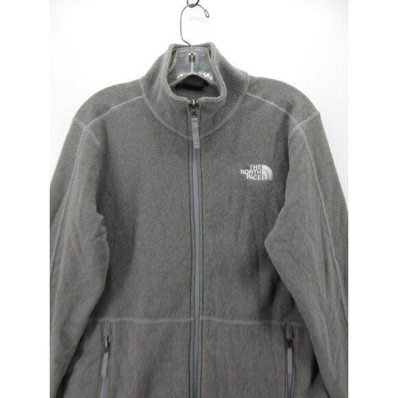 The North Face Jacket Small Cap Rock Fleece Textured Full Zip Coat - Picture 2 of 11